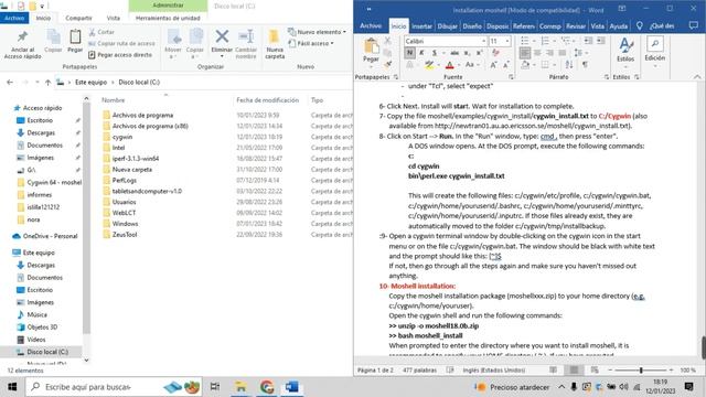 Instalación de Cygwin 64bits + Moshell22.0v de manera manual(no auto install) смотреть онлайн