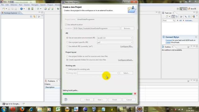 1. Java - Eclipse Installation + Hello World Projekt смотреть онлайн