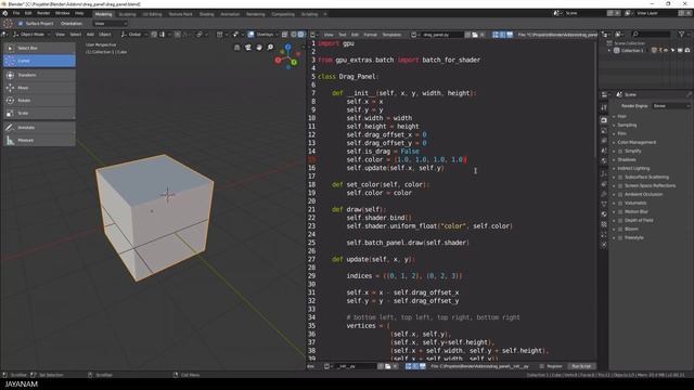 Blender 2.8 Tutorial : GPU Python Addon API смотреть онлайн