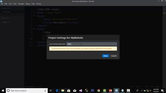 SETTING UP LIVE PREVIEW FEATURE OF BRACKETS FOR PHP (URDU / HINDI) смотреть онлайн