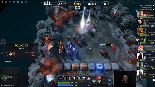Красота, хп нет, зато есть АРК ВАРДЕН! Dota Auto Chess смотреть онлайн