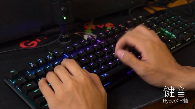 HyperX Alloy Origins Mechanical Keyboard HyperX Blue Switch Edition Typing Sound