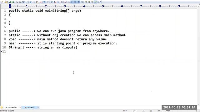 CORE JAVA (8 Weekends Batch) tutorials || by Mr. Prakash Babu On 23-10-2021 @4PM IST смотреть онлайн