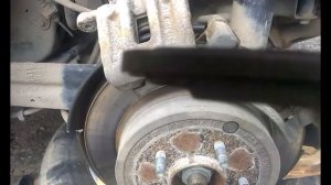 Замена тормозных колодок  на шевроле каптива