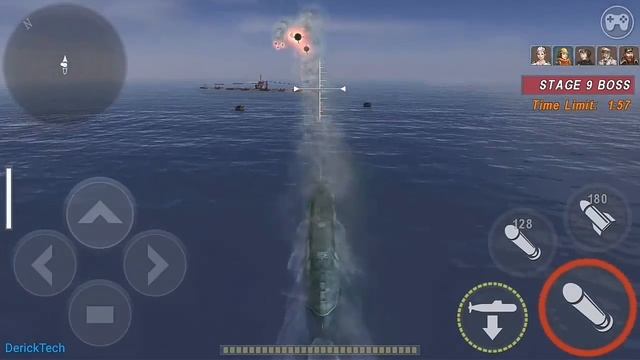 Warship Battle: limited OHIO CRIMSON Submarine in Boss Attack Stage 1 to 12 смотреть онлайн