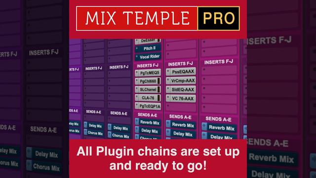 MIX TEMPLE PRO for Pro Tools смотреть онлайн