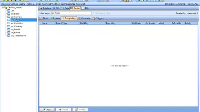 Решение (создание таблиц в SQLite) смотреть онлайн