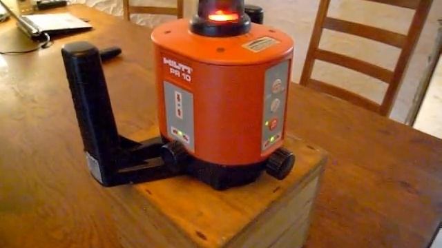 HILTI PR 10 - Rotating Laser .. Horizontal alignments ... смотреть онлайн