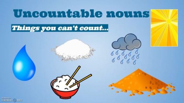 Countable and uncountable nouns | Lesson 1