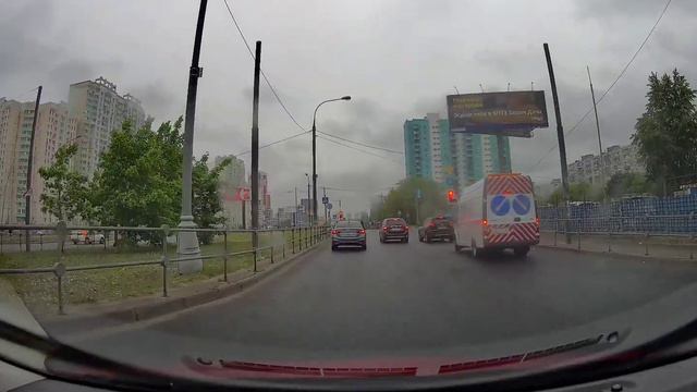 В Люберцах и в будни днём пробки. смотреть онлайн