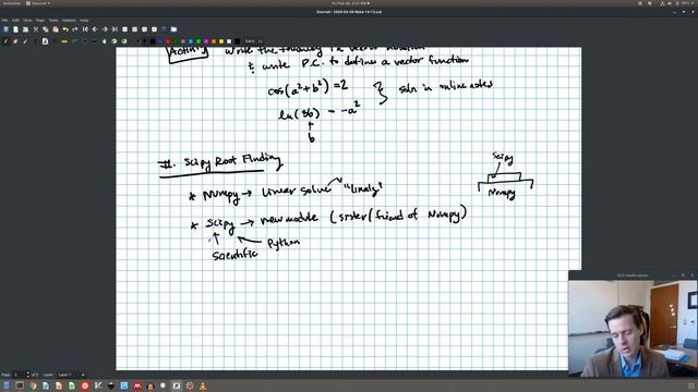 Solving Nonlinear Equations with Scipy (ChEn 263 - Lecture 14, Full Lecture) смотреть онлайн