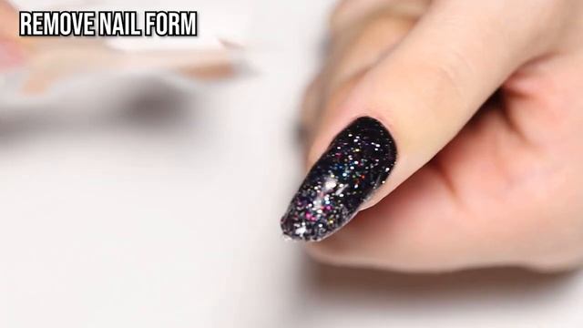 POLYGEL Cosmo Black Nails - NEW METHOD смотреть онлайн