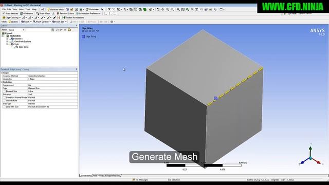 ✅ ANSYS MESHING - Sizing - SOFT/HARD - Basic Tutorial 10 смотреть онлайн