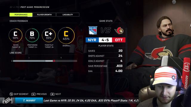 NHL 21: Goalie Be a Pro #34 - "Game 7 ECF" смотреть онлайн