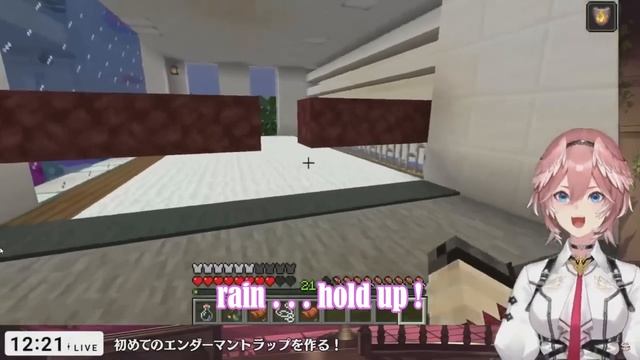 Takane Lui Walk Her Striders And Then It Rained | Minecraft [Hololive/Eng Sub] смотреть онлайн
