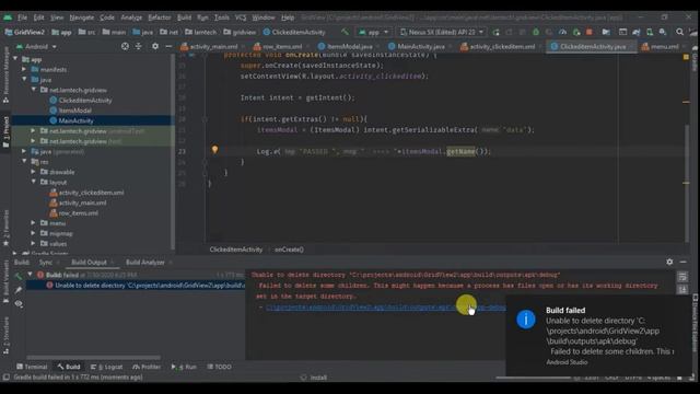 Android GridView With Filter and OnClickListner part 3 || gridview with image and open new activit смотреть онлайн