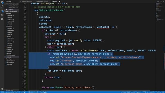 GraphQL Subscriptions Authentication