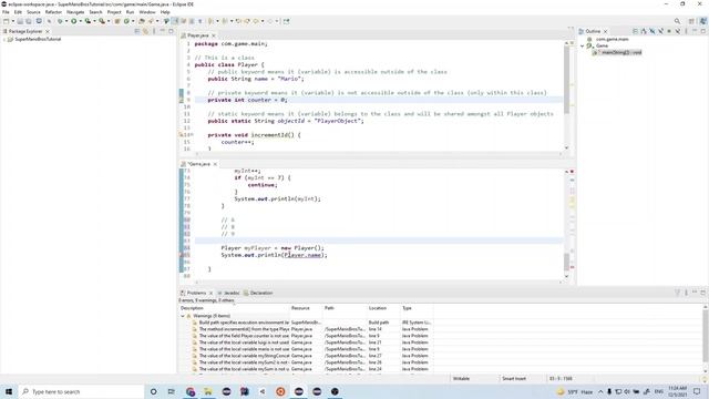 Java Game Programming #3 - Let's learn some Java (Part 2) смотреть онлайн