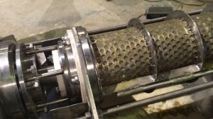 Шнековый пресс для сока яблок. Производство НПО Агромаш (Россия)