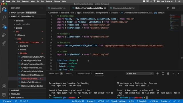 55. Desarrollando un Headless CMS con TypeScript y GraphQL: Delete Enumeration смотреть онлайн