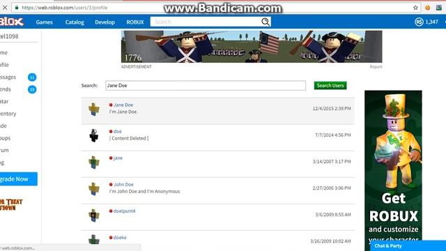 ROBLOX 1x1x1x1's Profile смотреть онлайн