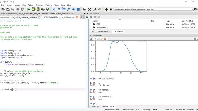 Python Data Distribution and Statistics смотреть онлайн