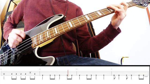 Sum 41 - Fat Lip - Bass Cover & Tabs смотреть онлайн