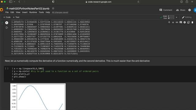 Intro to Numpy, numerical derivatives and integrals смотреть онлайн