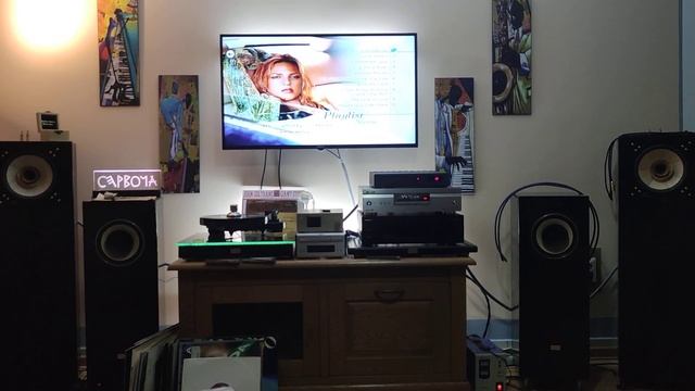 Quad 77 + Serbona 1 speakers + Pioneer Dv 989 AVi DVD player смотреть онлайн