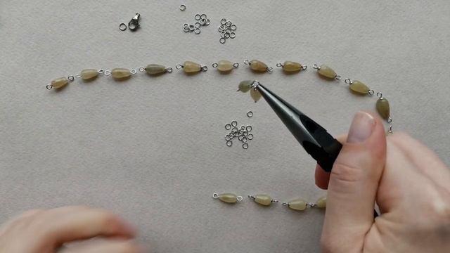 Переделка бус из натурального камня. Мастер-класс. Handmade. Beads. смотреть онлайн