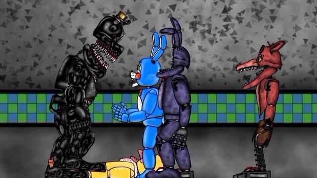 Nightmare vs old animatronics 1 фнаф рисуем мультфильмы 2 смотреть онлайн