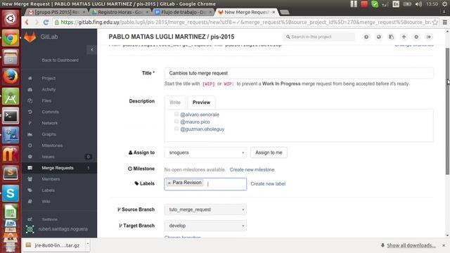 flujo merge request con gitlab смотреть онлайн