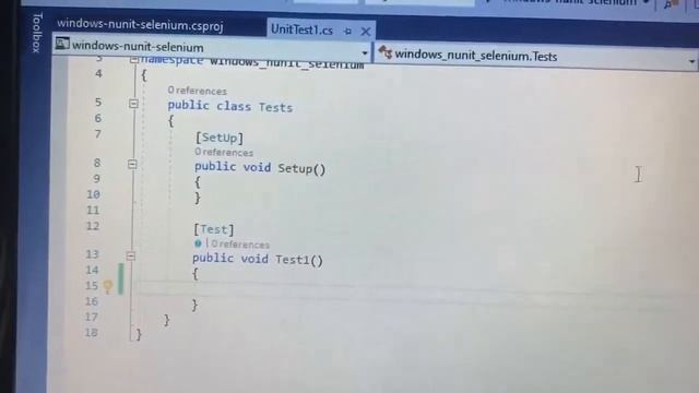 Set up NUnit Selenium project in Visual studio in Windows смотреть онлайн
