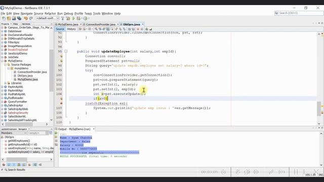 Java JDBC Connectivity with MySql | Part-5 | How to update data смотреть онлайн