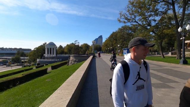 Набережная в Волгограде. Река Волга. Дорога в Волгоград с Краснодара. смотреть онлайн