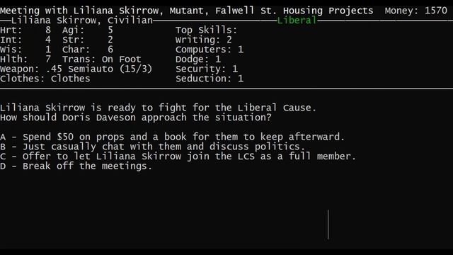 LGWI - Liberal Crime Squad v4.12.49 // 15 смотреть онлайн