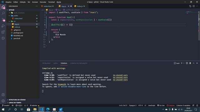 APRENDA A UTILIZAR A API DO GITHUB NO SEU PROJETO USANDO REACTJS смотреть онлайн