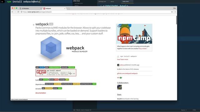 45 JavaScript Modules and WebPack 2 Tooling Setup смотреть онлайн