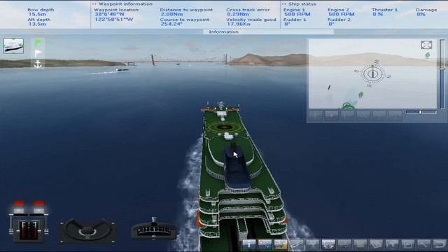 Ship Simulator 2008 PC Game Gameplay Nave da Crociera P&O San Francisco смотреть онлайн