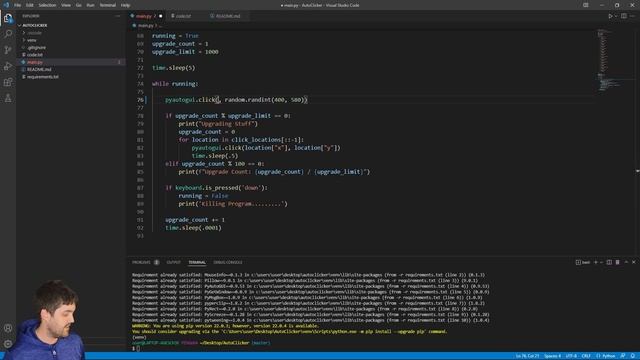 Python Bots! Coding a Better Auto Clicker. смотреть онлайн
