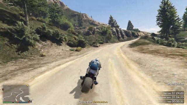 GTA Online Time Trial #18 "Calafia Way" - Shitzu Hakuchou Drag - 01:02.907 (PC) смотреть онлайн