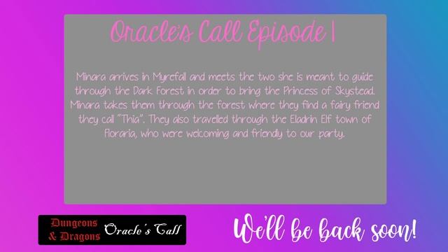 Dungeons & Dragons: Oracle's Call - Episode 3 "Hunt for Eclipse" смотреть онлайн