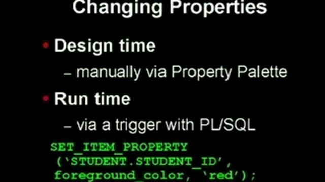 Oracle Form Developer Lecture 3-The Development Environment смотреть онлайн