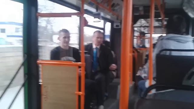 Брест. автобус 23-ий. поднял настроение всем пассажирам :) смотреть онлайн