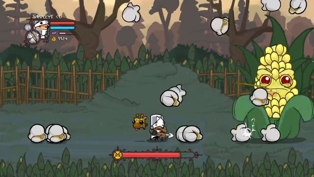 Enfrentamiento con Medusa y un Elote gigante!! Castle Crashers capítulo 8 Templo Inundado -S1mpleY смотреть онлайн