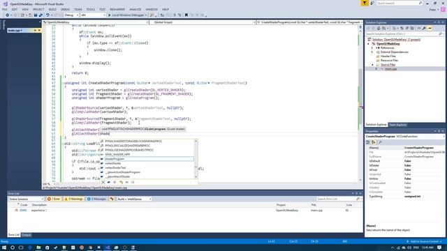 Modern OpenGL Made Easy Tutorial 4 - Loading Shaders смотреть онлайн