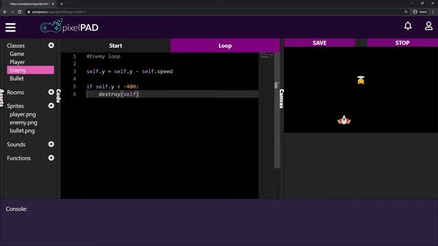PixelPAD Tutorial: Space Shooter #4 - More Enemies смотреть онлайн