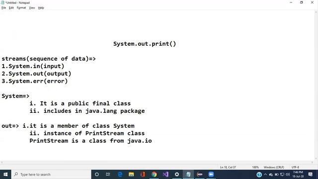 What is System.out.print() in Java смотреть онлайн