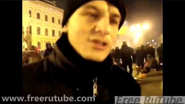 Михайловская площадь Очевидцы,КИЕВ 1,12,2013 смотреть онлайн