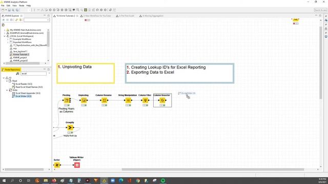 Exporting Data to Excel from Knime смотреть онлайн